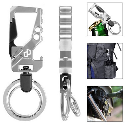 Zinc Alloy Bottle Opener Keychain